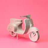 Scooter - 3D Modell aus Karton