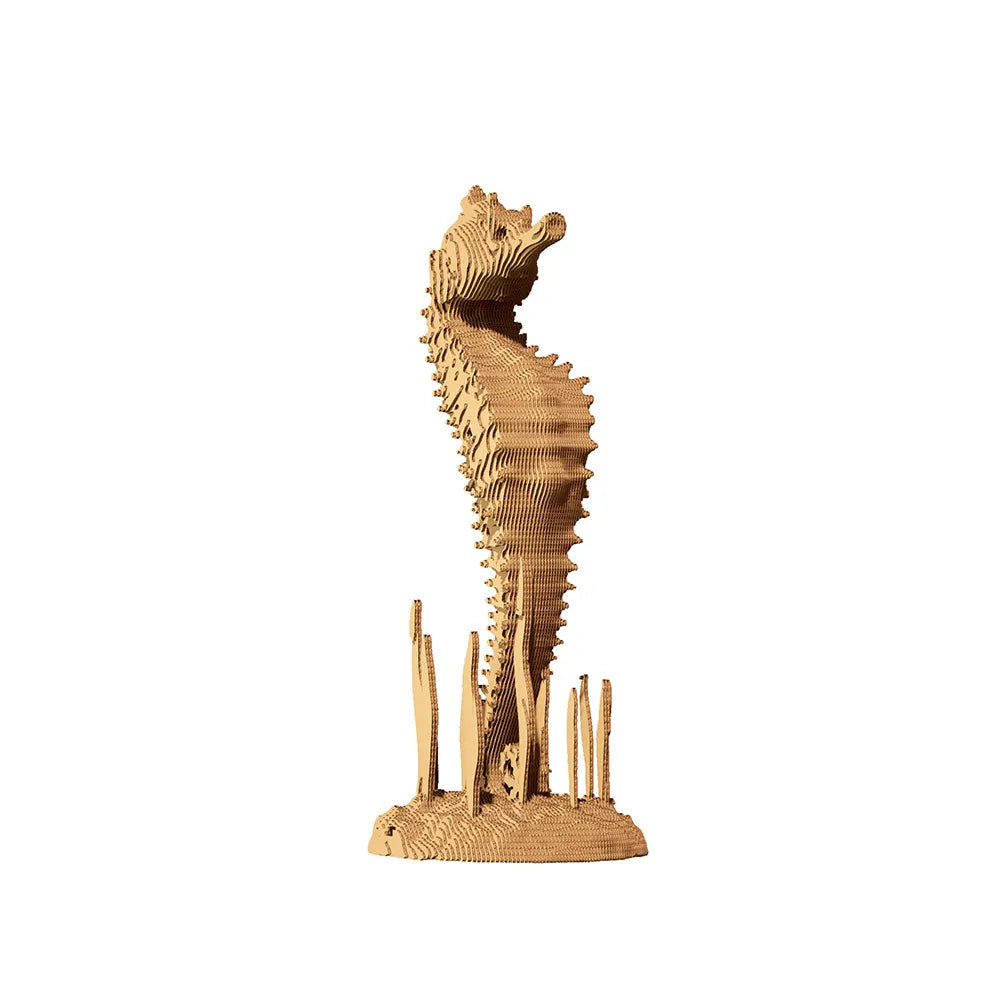 Seepferdchen - 3D Modell aus Karton