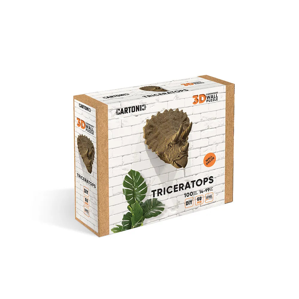 Triceratops - 3D Modell aus Karton