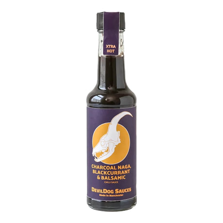 Charcoal Naga, Blackcurrant & Balsamic (150 ml) - Scharfe Sauce