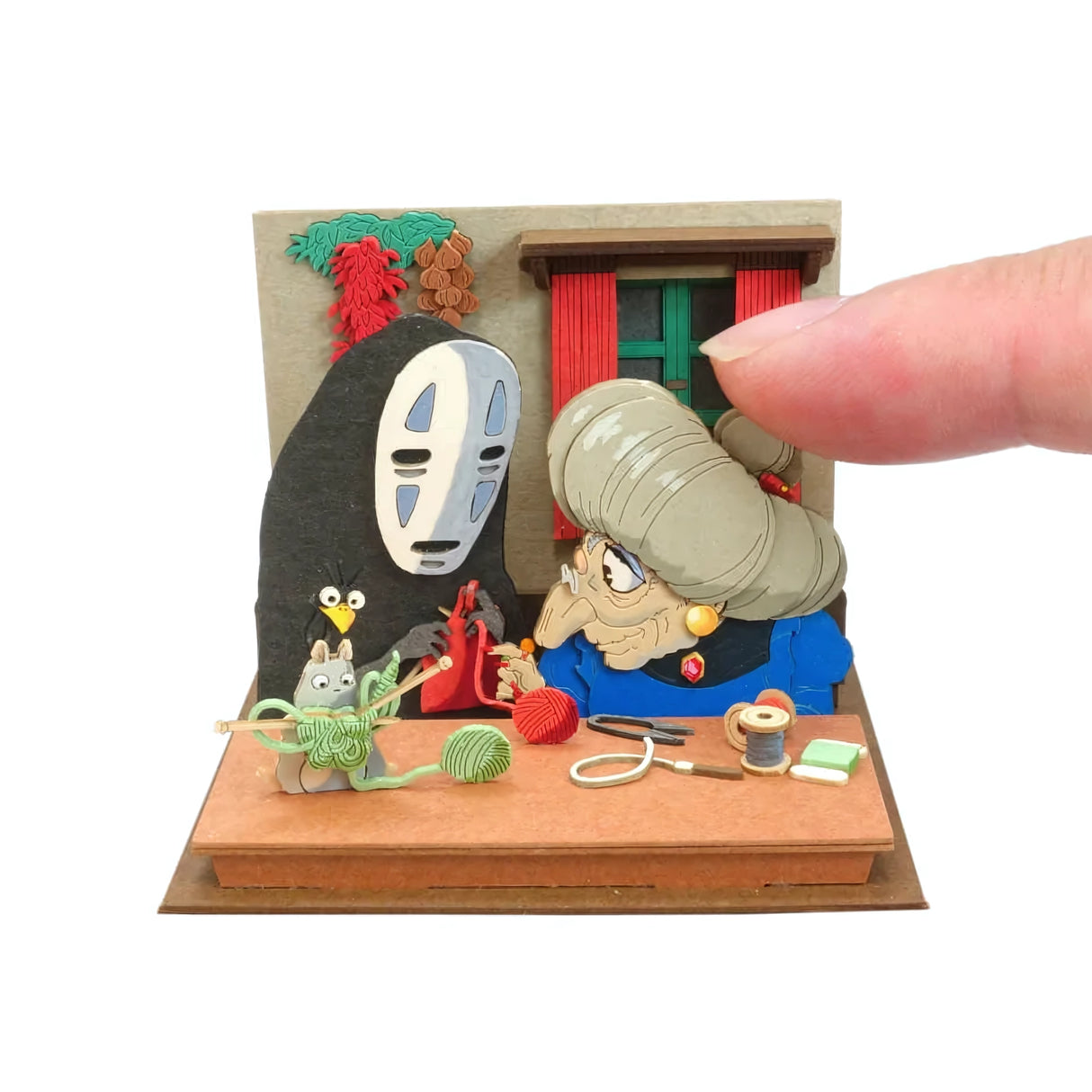 Chihiros Reise ins Zauberland - Yubaba und das Ohngesicht stricken - Paper Art Box