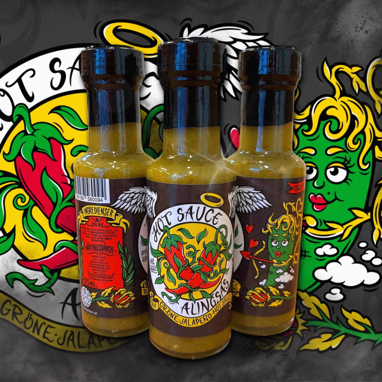 Den Gröne (125 ml) - Scharfe Sauce