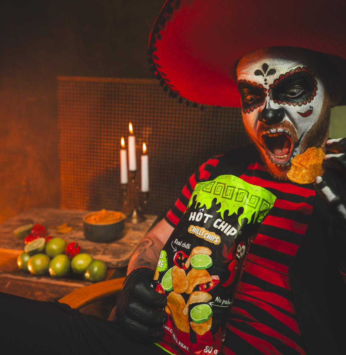 Chips Chilli & Lime (80 g) - Snack