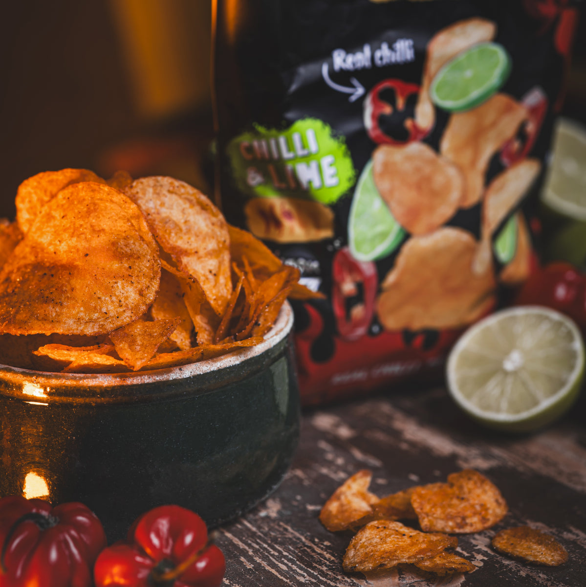 Chips Chilli & Lime (80 g) - Snack