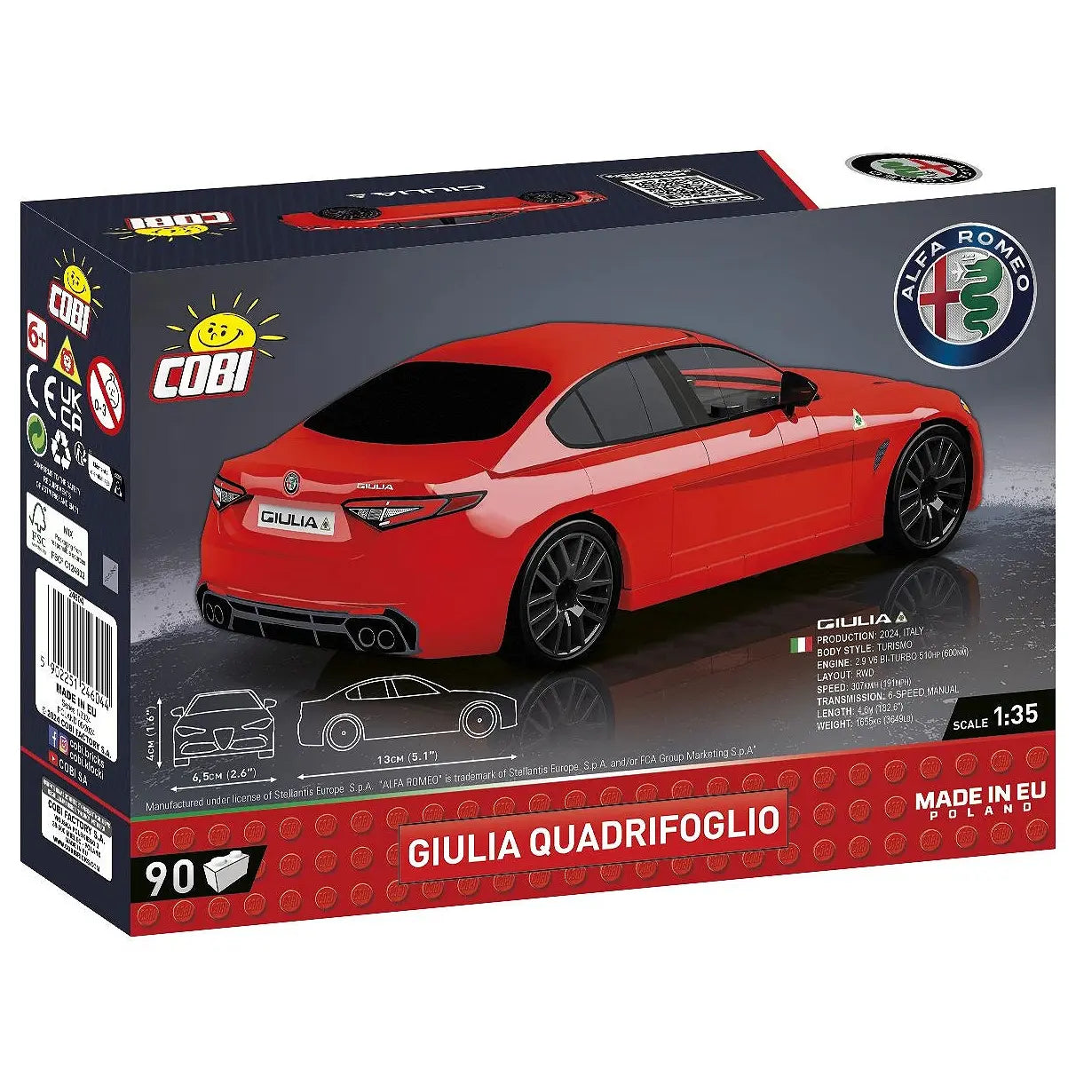 Alfa Romeo Giuilia Quadrifoglio - Klemmbausteine