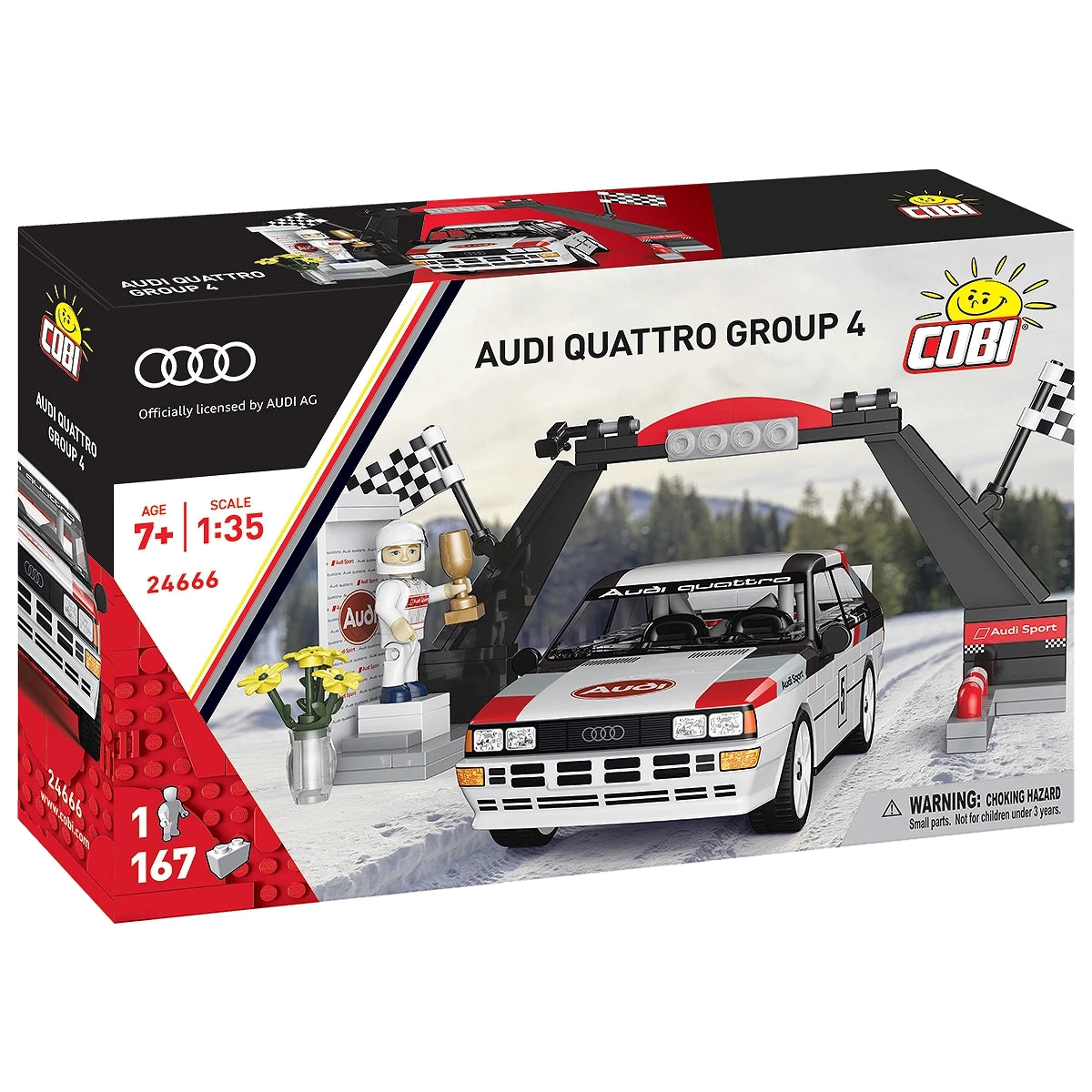 Audi quattro Group 4 - Klemmbausteine