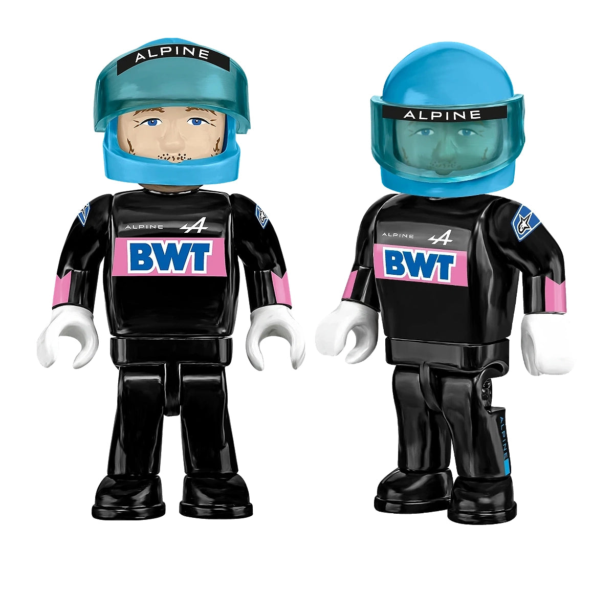 BWT Alpine F1 Team Rennwagen - Klemmbausteine
