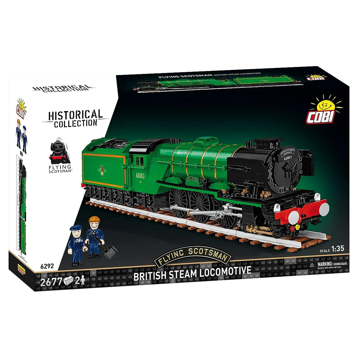 Dampflokomotive "Flying Scotsman" - Klemmbausteine