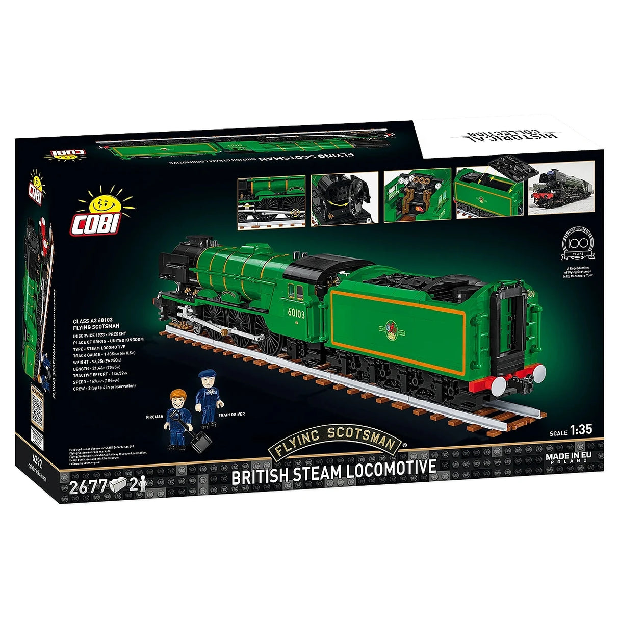 Dampflokomotive "Flying Scotsman" - Klemmbausteine