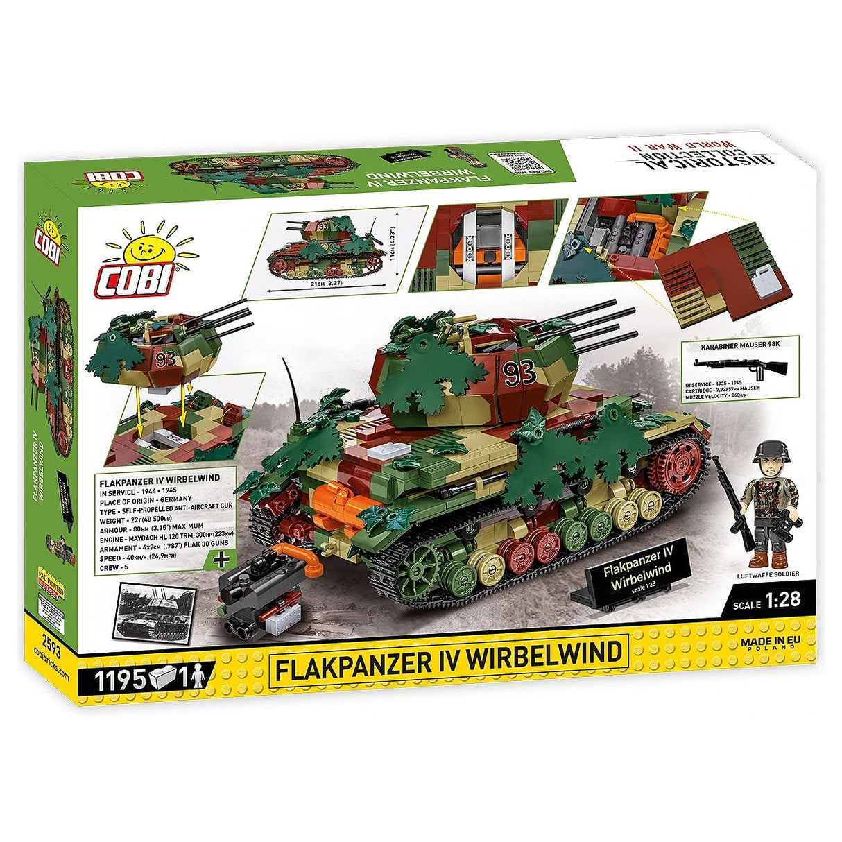 Flakpanzer IV "Wirbelwind" - Klemmbausteine