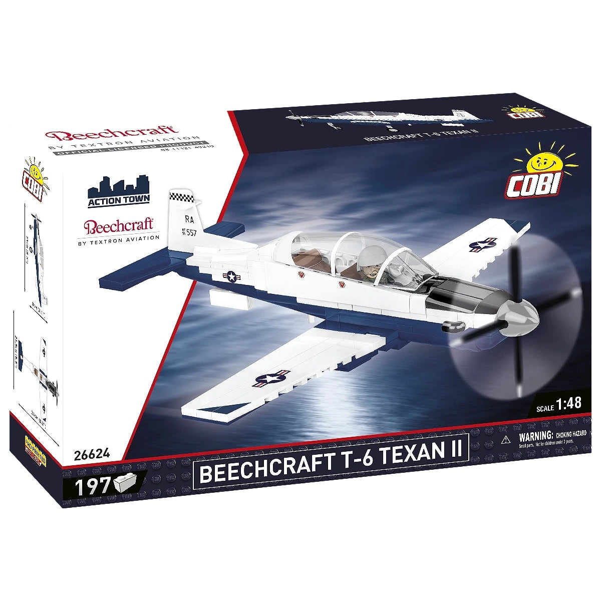 Flugzeug "Beechcraft T-6 Texan II" - Klemmbausteine