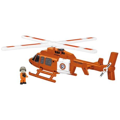 Helikopter Bell 407 Küstenwache - Klemmbausteine