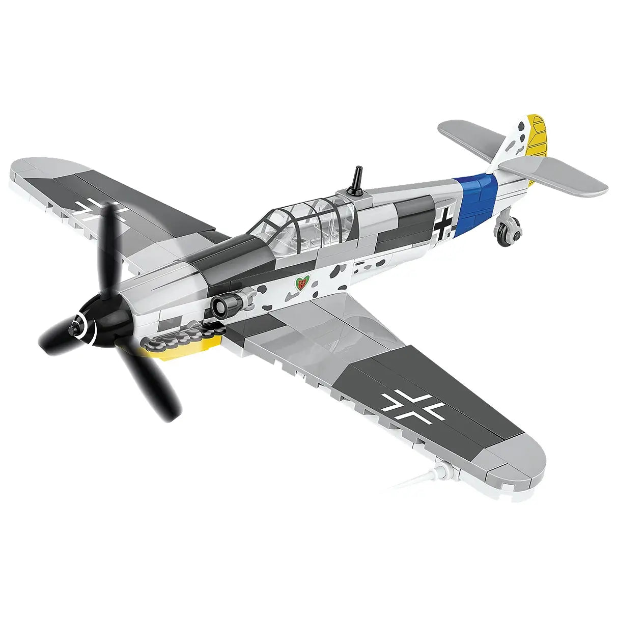 Kampfflugzeug Messerschmitt Bf 109 G - Klemmbausteine