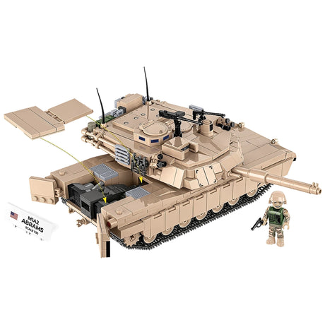 Panzer "M1A2 Abrams" - Klemmbausteine