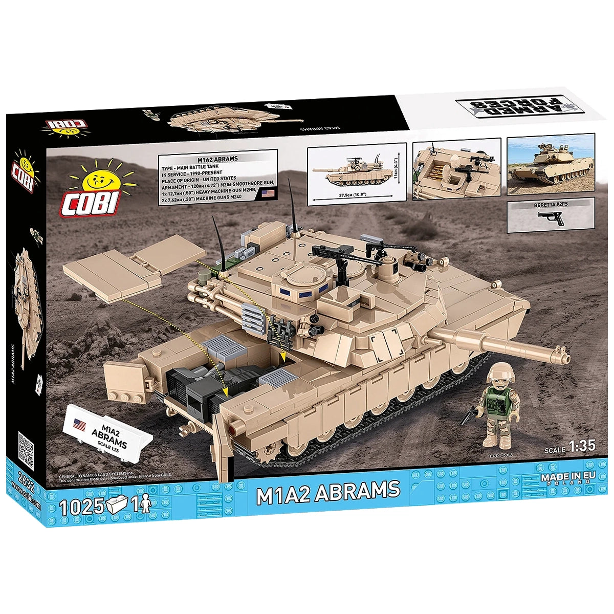 Panzer "M1A2 Abrams" - Klemmbausteine
