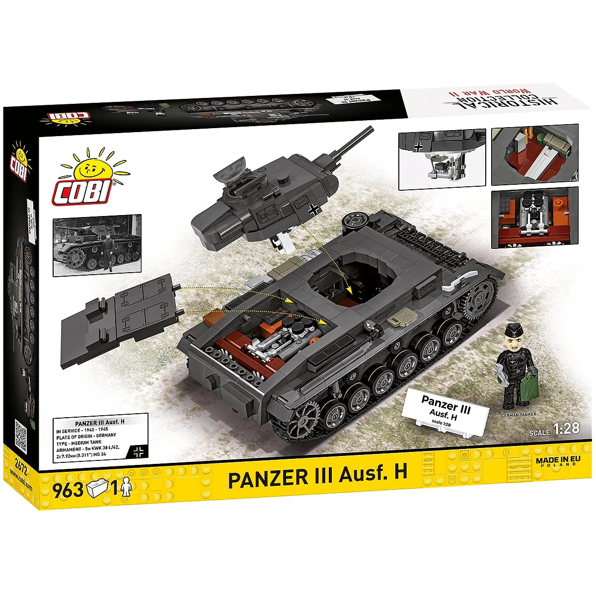 Panzer III Ausf.H - Klemmbausteine