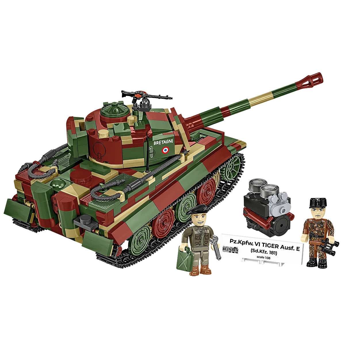 Panzer "Pz.Kpfw. VI Tiger Ausf. E" - Klemmbausteine