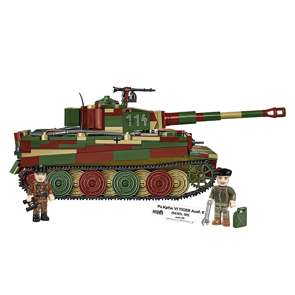 Panzer "Pz.Kpfw. VI Tiger Ausf. E" - Klemmbausteine