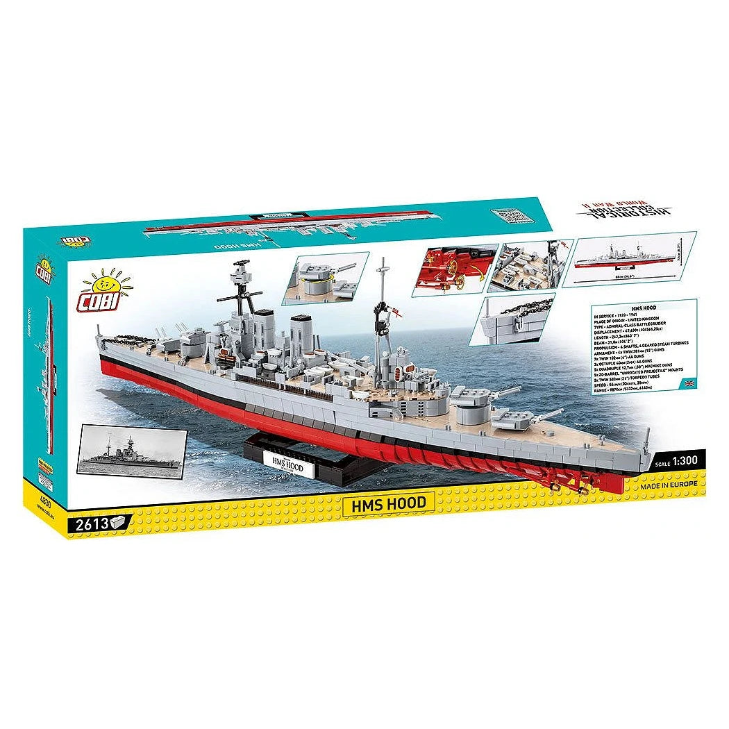 Schlachtschiff HMS Hood - Klemmbausteine