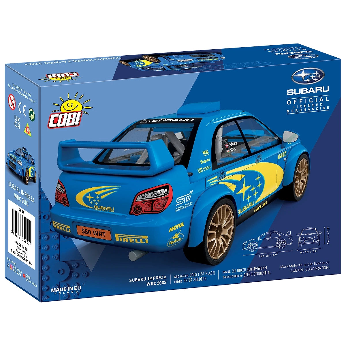 Subaru Impreza WRC 2003 - Klemmbausteine