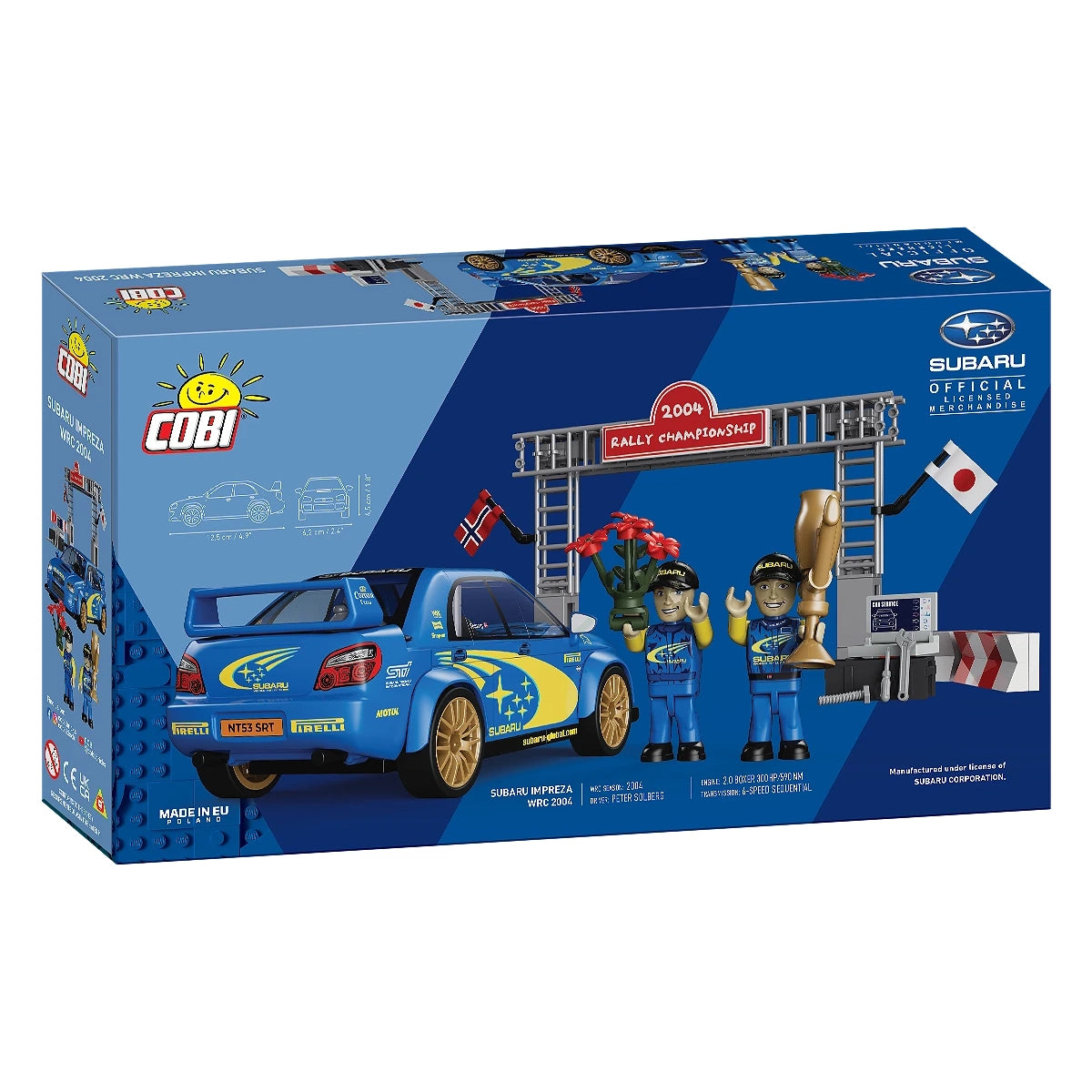 Subaru Impreza WRC 2004 - Klemmbausteine