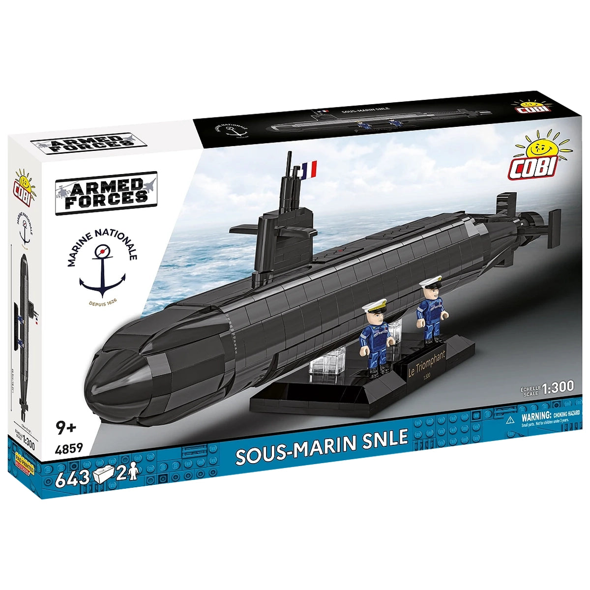 U-Boot "Sous-Marin SNLE" - Klemmbausteine