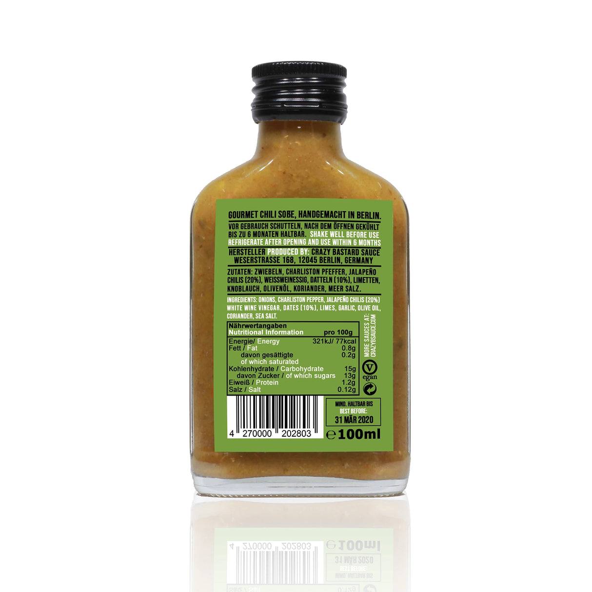 Jalapeño & Date (100 ml) - Scharfe Sauce