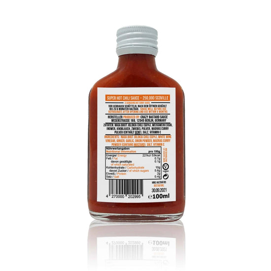 Crazy Bastard - Superhot Saucen 3er-Set (3 x 100 ml) - Scharfe Sauce