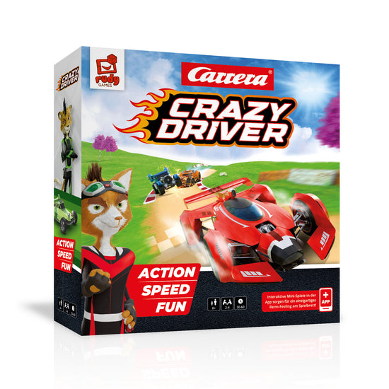 Gamelab - CRAZY DRIVER propulsé par Carrera - jeu de société