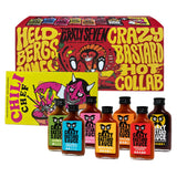 Heldbergs Collab - 7er Geschenk-Set (7 x 100 ml) - Scharfe Sauce