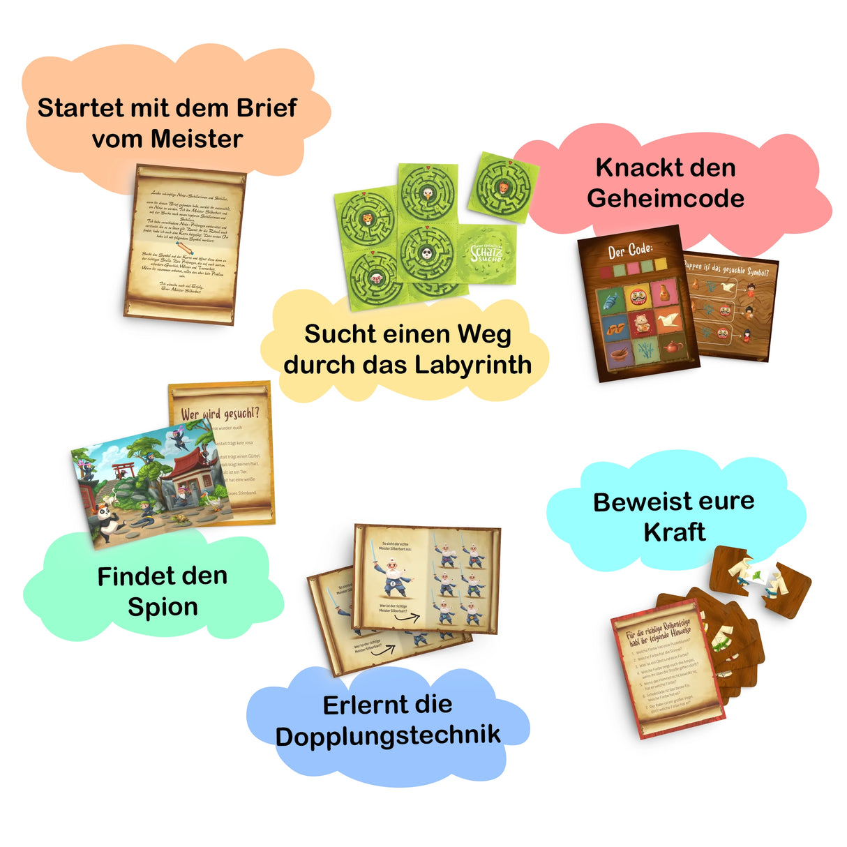 Die Ninjaprüfung - Schnitzeljagd für Kinder