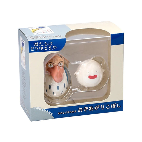 Studio Ghibli - Der Junge und der Reiher - Stehauffiguren 2er Pack Graureiher & Warawara - Sammelfigur