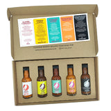 5er Geschenkset Mild-Hot (5 x 50 ml) - Scharfe Sauce