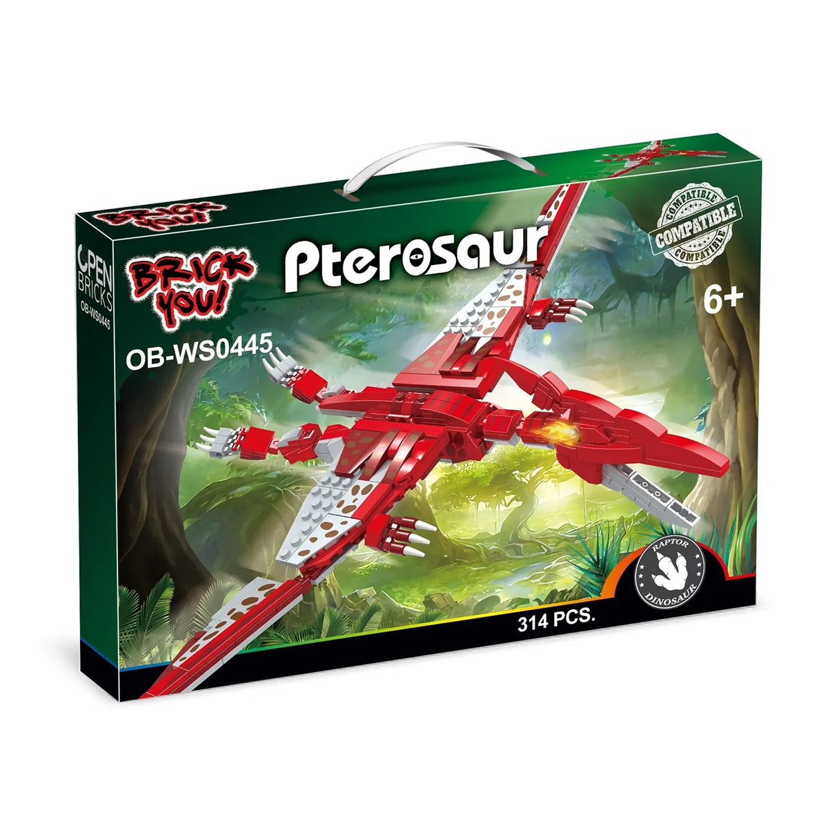 Dinosaurier Pterosaur - Klemmbausteine