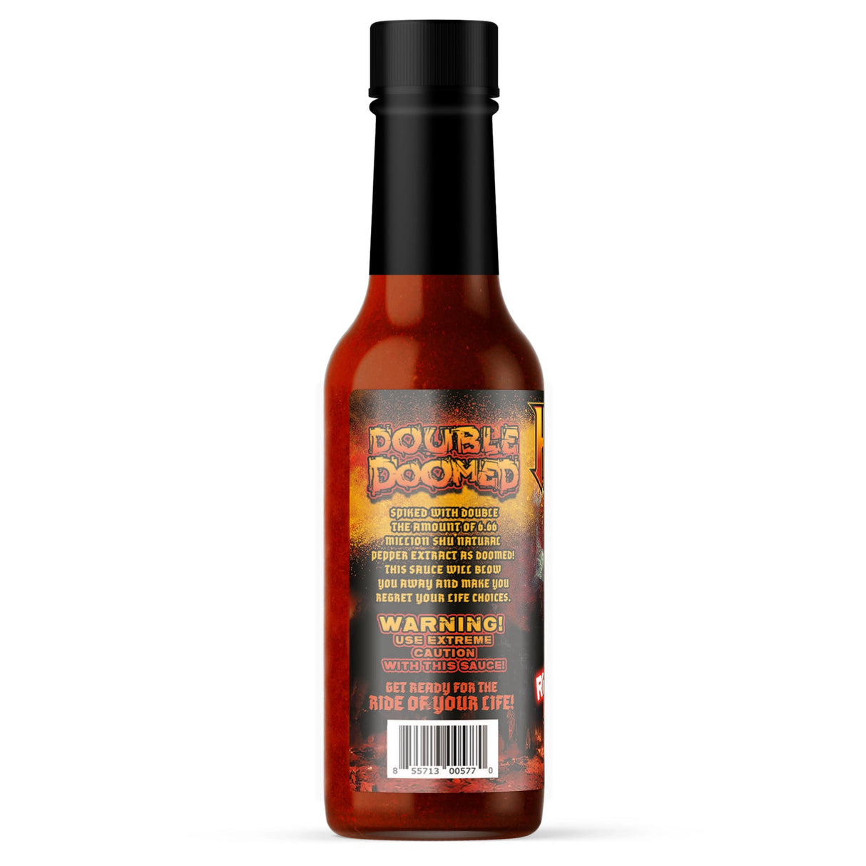 Double Doomed Rebooted! 4.5 Mio Scoville (147 ml) - Scharfe Sauce