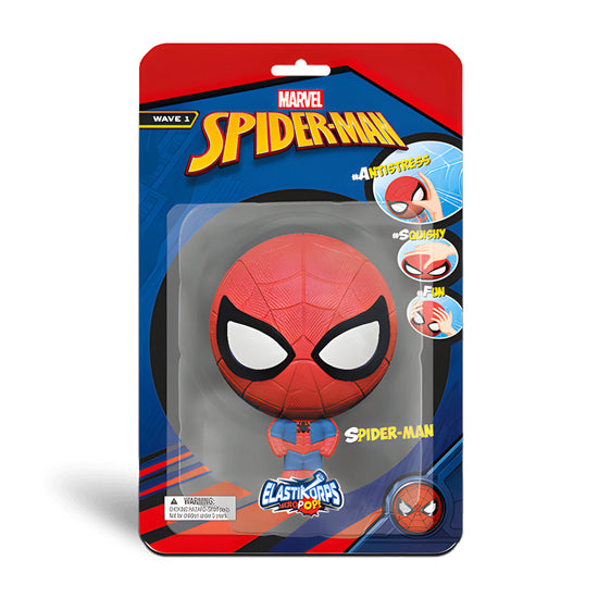 Elastikorps - HeroPop Marvel - Spider-Man (10 cm) - Verformbare Figur