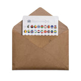 Drapeaux en bois - autocollants