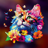 Katze (200 Teile) - Holzpuzzle