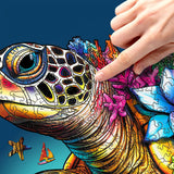 Schildkröte (200 Teile) - Holzpuzzle