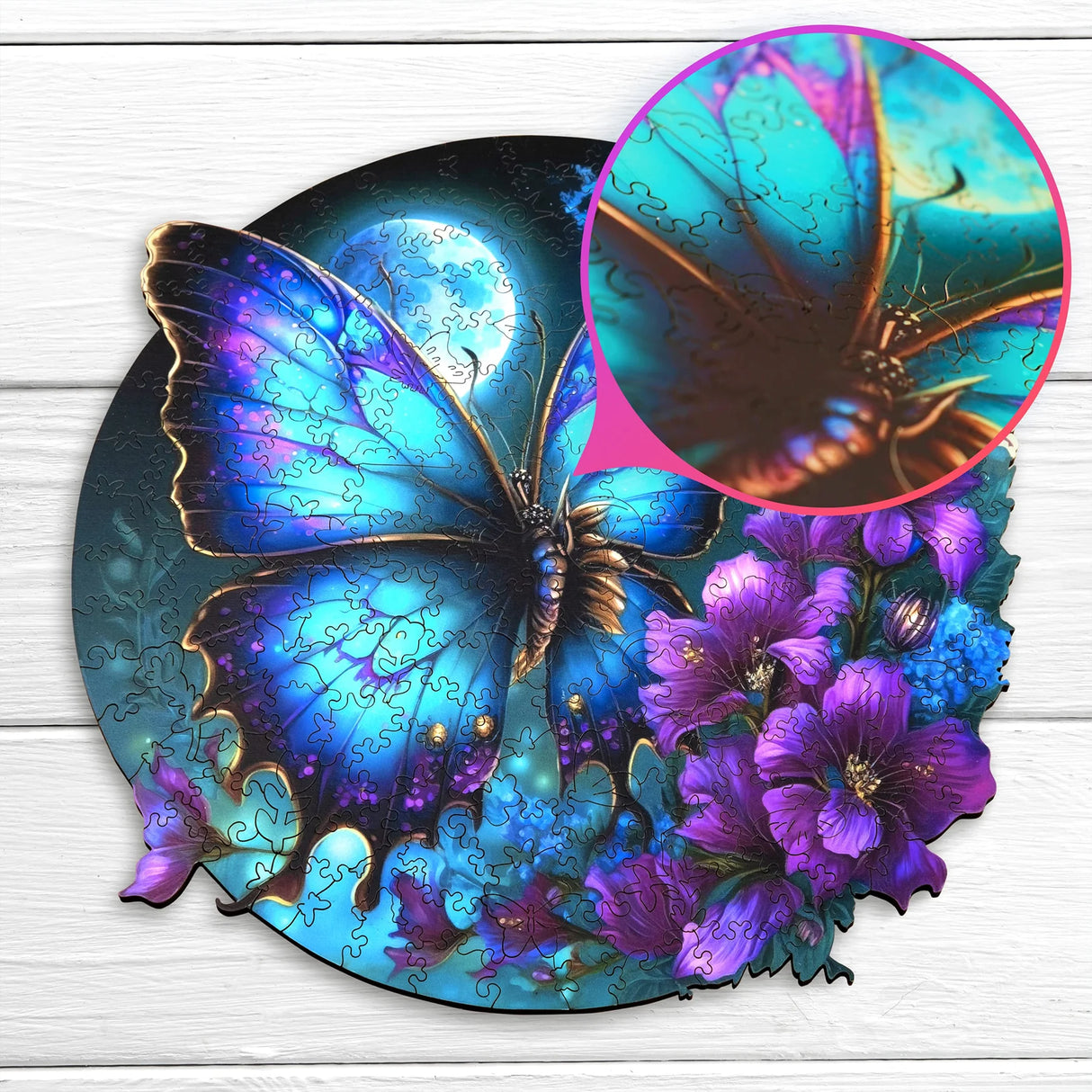 Schmetterling (200 Teile) - Holzpuzzle