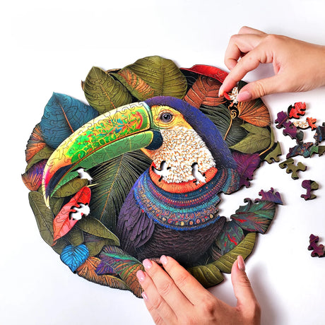 Toucan (200 Teile) - Holzpuzzle