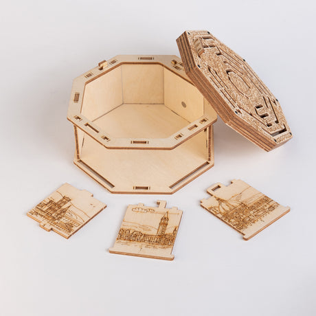 Boîte à secrets "Labyrinthe" - kit boîte à puzzle