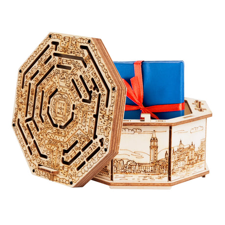 Boîte à secrets "Labyrinthe" - kit boîte à puzzle