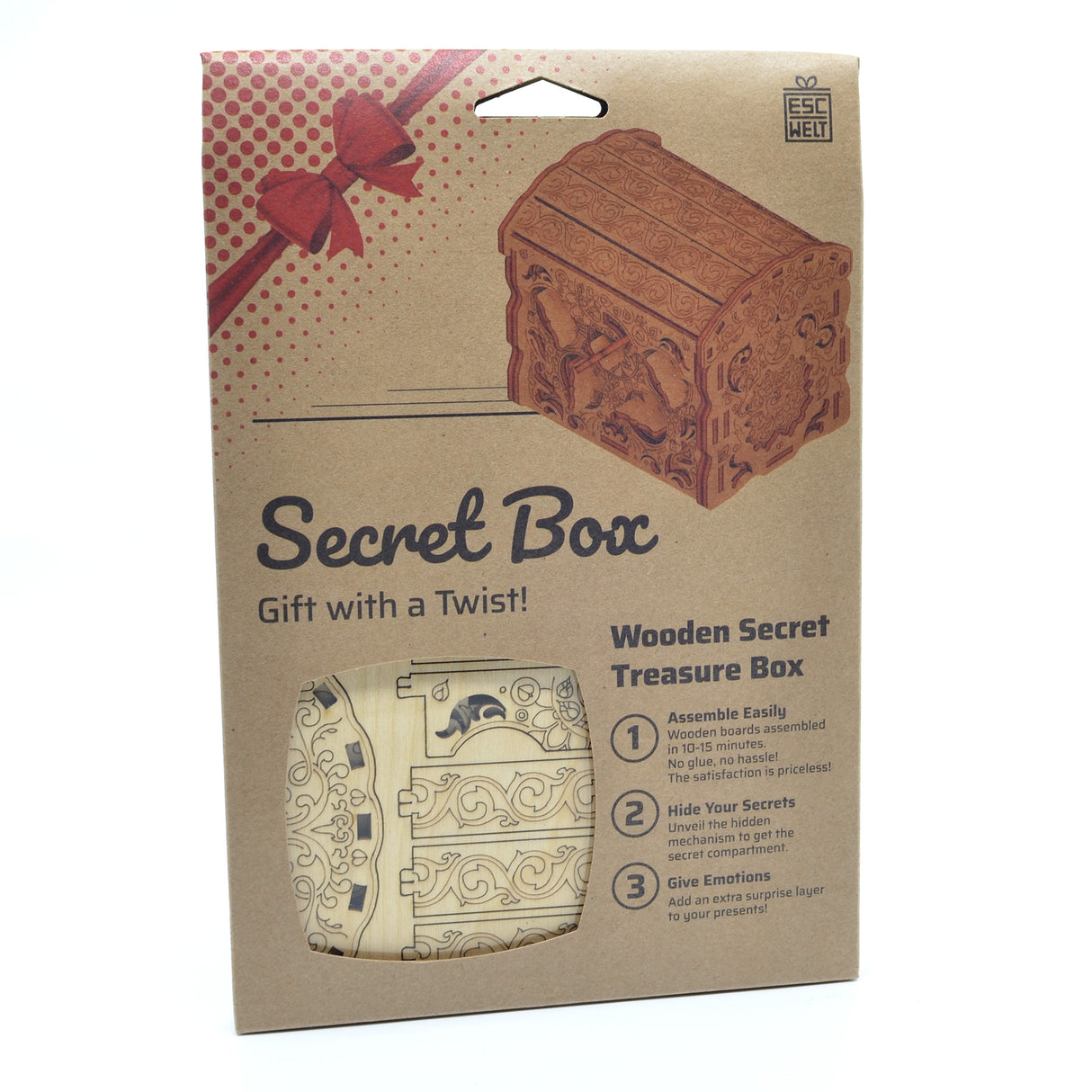 Secret Box "Treasure" - Rätselbox Bausatz