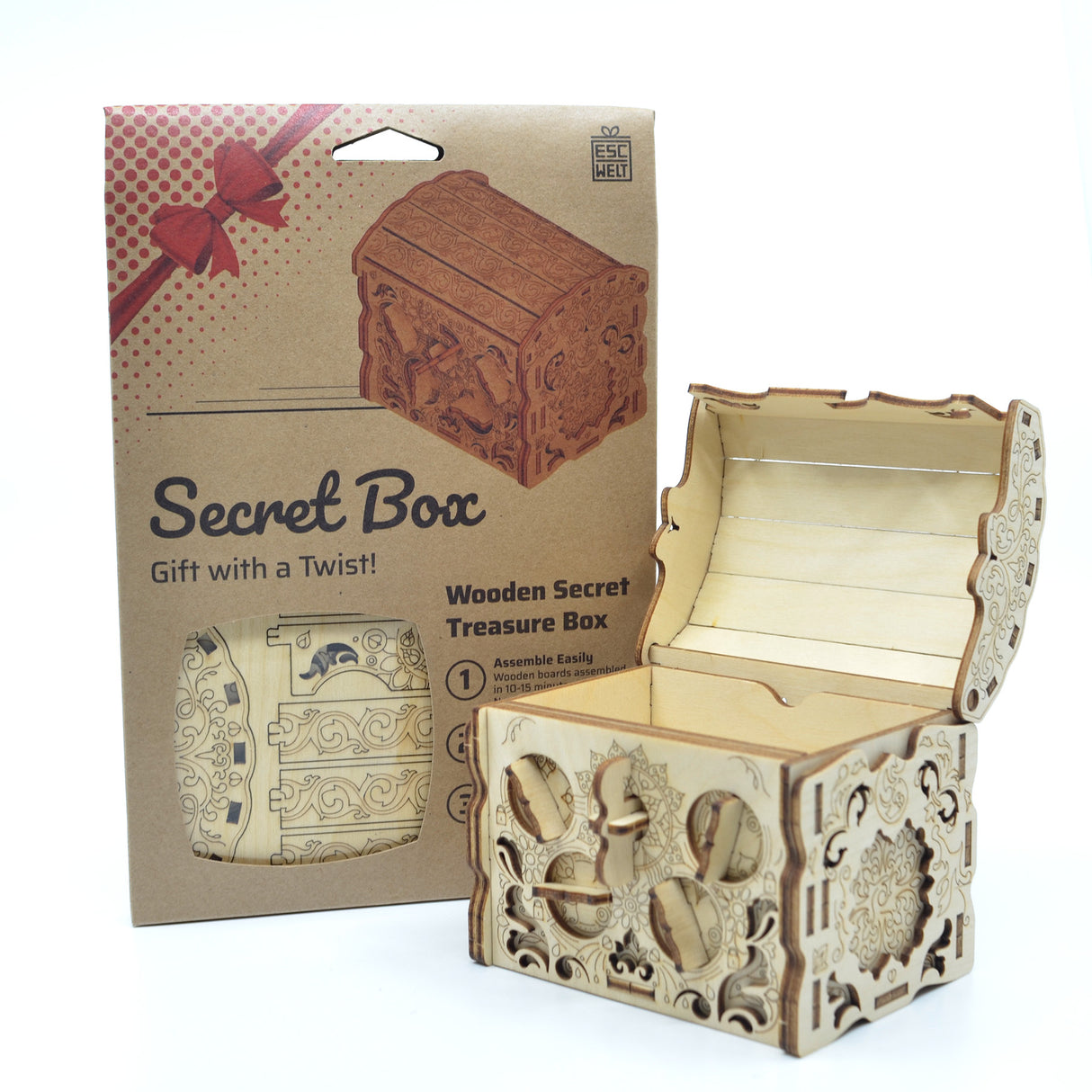 Secret Box "Treasure" - Rätselbox Bausatz