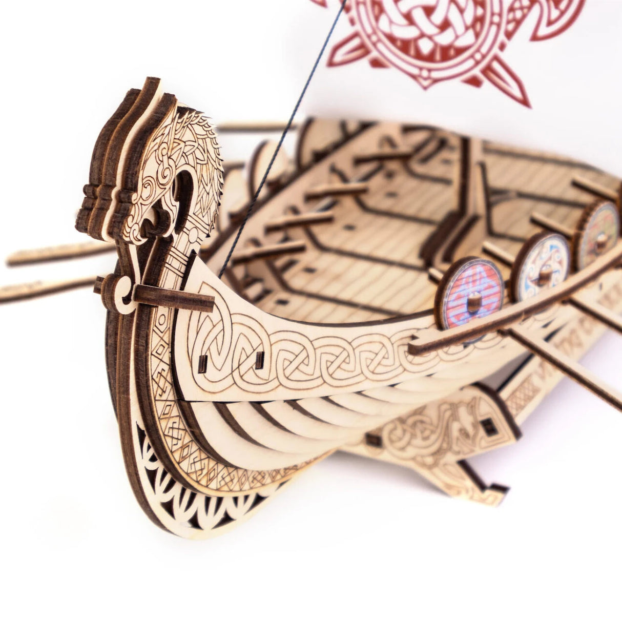 Boot Drakkar - 3D Holzbausatz