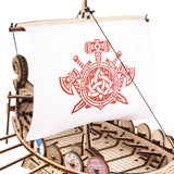 Boot Drakkar - 3D Holzbausatz