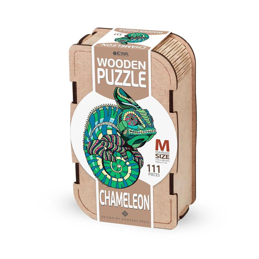 Chameleon (111 Teile) - Holzpuzzle