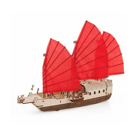 Asiatisches Schiff (Djong) - 3D Holzbausatz