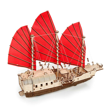 Asiatisches Schiff (Djong) - 3D Holzbausatz